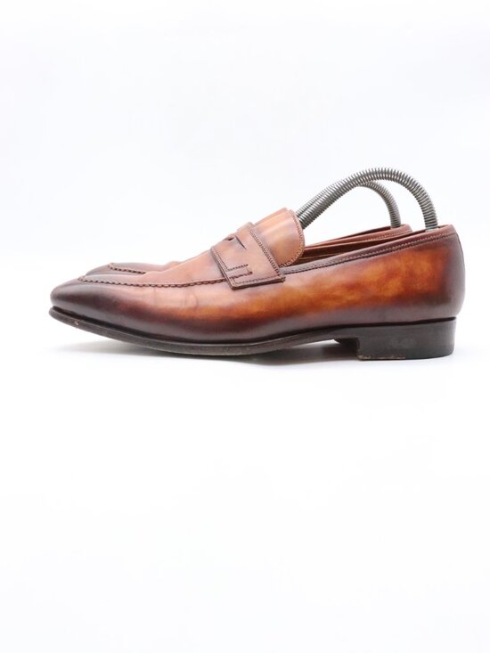 Magnanni Penny Loafer Brown Leather Men\'s Size 7 M Slip-On Shoes 16889 main image 9